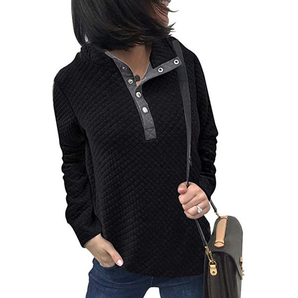 women's hoodies & sweatshirts women hoodie autumn turtleneck casual button long sleeve pullover sweatershirt female winter warm tunic c, Black
women's hoodies & sweatshirts women hoodie autumn turtleneck casual button long sleeve pullover sweatershirt female winter warm tunic c, Black