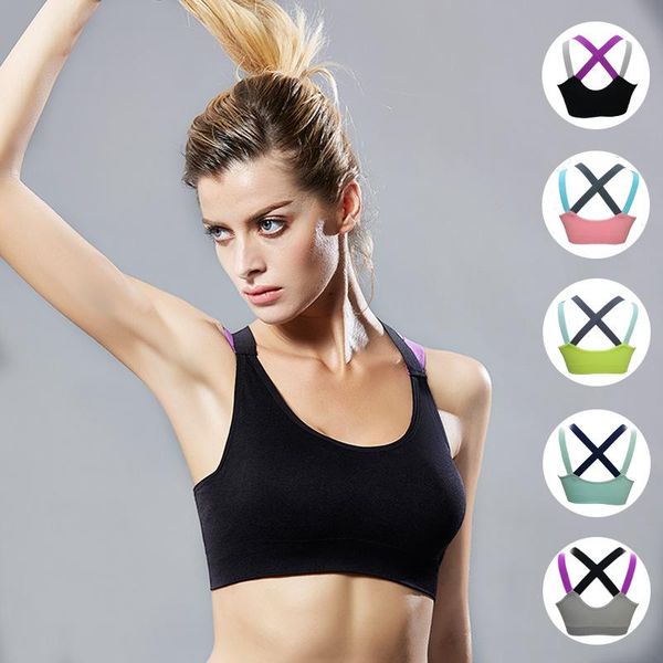 camisoles & tanks sports bra for women gym seamless high impact yoga fitness female underwear push-up sportswear bralette, Black;white
camisoles & tanks sports bra for women gym seamless high impact yoga fitness female underwear push-up sportswear bralette, Black;white