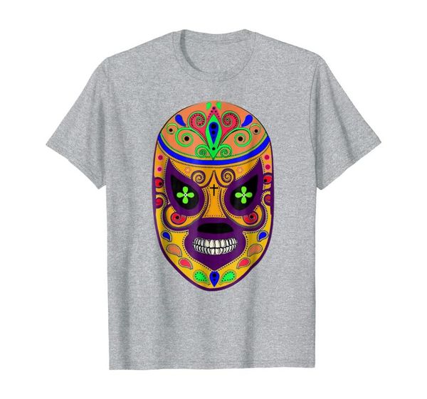 men's t-shirts feel-ink lucha libre el santo dia de muertos colorfult-shirt, White;black
men's t-shirts feel-ink lucha libre el santo dia de muertos colorfult-shirt, White;black