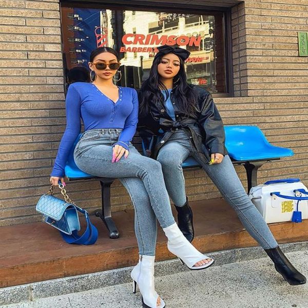 women's jeans ele-choices autumn winter women stylish vintage high waist stretch skinny denim pants for girl outdoor daily, Blue
women's jeans ele-choices autumn winter women stylish vintage high waist stretch skinny denim pants for girl outdoor daily, Blue