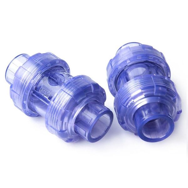 watering equipments 1pc inner dia 25mm 32mm check valve transparent upvc flip plate one-way industrial aquarium irrigation pvc union connect 
watering equipments 1pc inner dia 25mm 32mm check valve transparent upvc flip plate one-way industrial aquarium irrigation pvc union connect