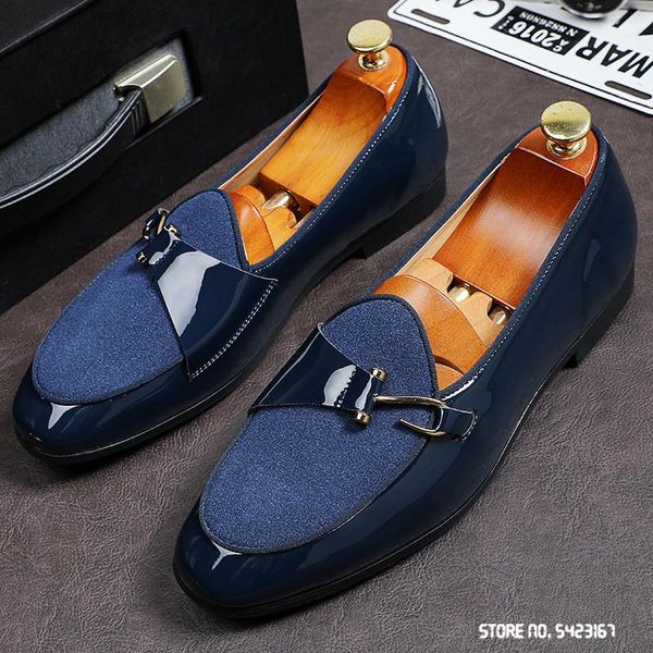 dress shoes designer kor fashion novelty suede mix wedding men casual loafers business formal footwear zapatos hombre, Black
dress shoes designer kor fashion novelty suede mix wedding men casual loafers business formal footwear zapatos hombre, Black