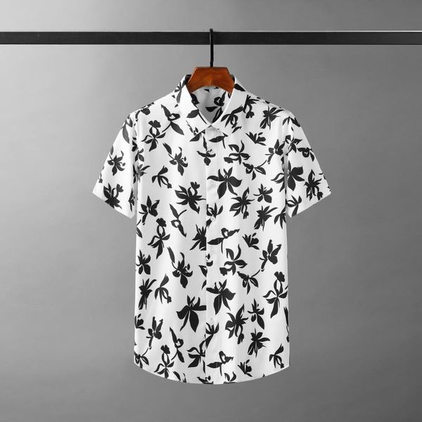 men's casual shirts minglu cotton male luxury short sleeve allover printed mens dress fashion slim fit party man 3xl, White;black
men's casual shirts minglu cotton male luxury short sleeve allover printed mens dress fashion slim fit party man 3xl, White;black