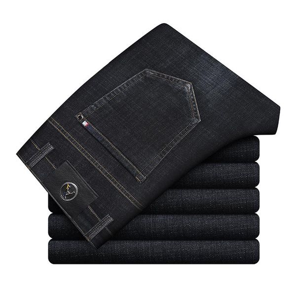 men's jeans brand cotton denim pants classic overalls straight trousers for men black jean oversize large size 40, Blue
men's jeans brand cotton denim pants classic overalls straight trousers for men black jean oversize large size 40, Blue
