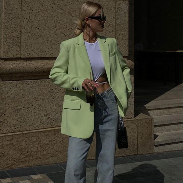 women's suits & blazers womengaga casual loose oversize green long clothes women coat sleeve blazer feminino korean vintage gothic tyk, White;black
women's suits & blazers womengaga casual loose oversize green long clothes women coat sleeve blazer feminino korean vintage gothic tyk, White;black