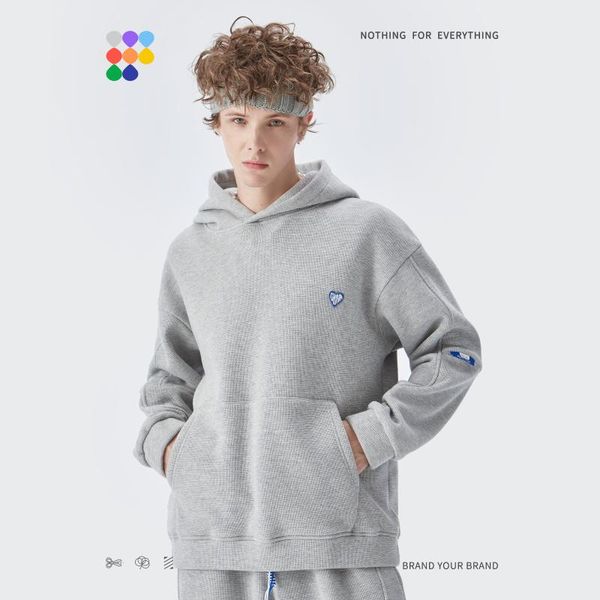 men's hoodies & sweatshirts inflation loose fit fleece pullover hoodie thick waffle knitted warm hooded sweatshirt oversized, Black
men's hoodies & sweatshirts inflation loose fit fleece pullover hoodie thick waffle knitted warm hooded sweatshirt oversized, Black