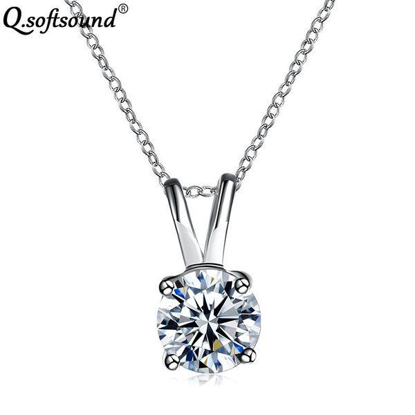 pendant necklaces classic 1.25ct solitaire hearts and arrows cz stone women silver color zirconia jewelry gifts for qn1140
pendant necklaces classic 1.25ct solitaire hearts and arrows cz stone women silver color zirconia jewelry gifts for qn1140