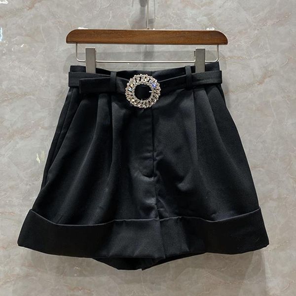 women's shorts miu wool silk blend women fashion office ladies pleated crimping wide leg autumn runway short, White;black
women's shorts miu wool silk blend women fashion office ladies pleated crimping wide leg autumn runway short, White;black