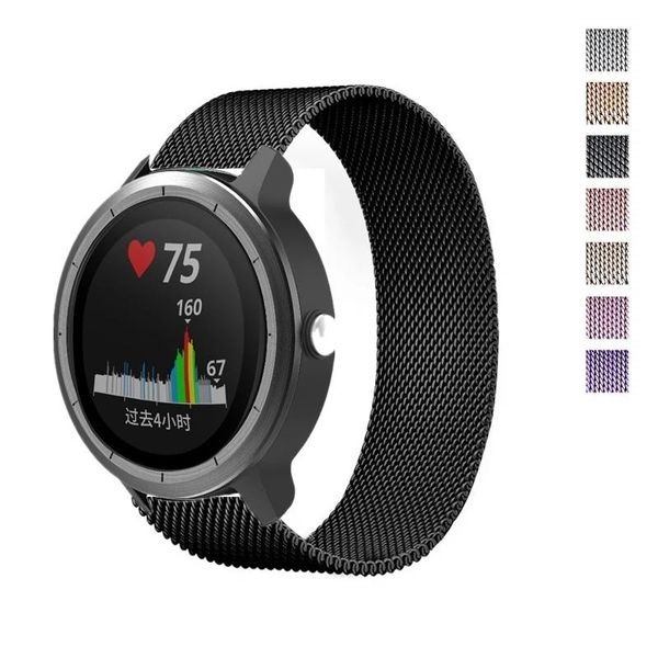 watch bands 20mm watchband for garmin vivoactive 3 music vivomove hr metal bracelet forerunner 245 645 venu stainless steel wrist strap, Black;brown
watch bands 20mm watchband for garmin vivoactive 3 music vivomove hr metal bracelet forerunner 245 645 venu stainless steel wrist strap, Black;brown