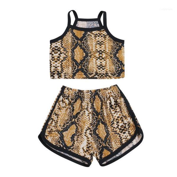 clothing sets 1-5y toddler kids baby girl snake print sleeveless tank shorts pant bottom 2pcs summer clothes set1, White
clothing sets 1-5y toddler kids baby girl snake print sleeveless tank shorts pant bottom 2pcs summer clothes set1, White