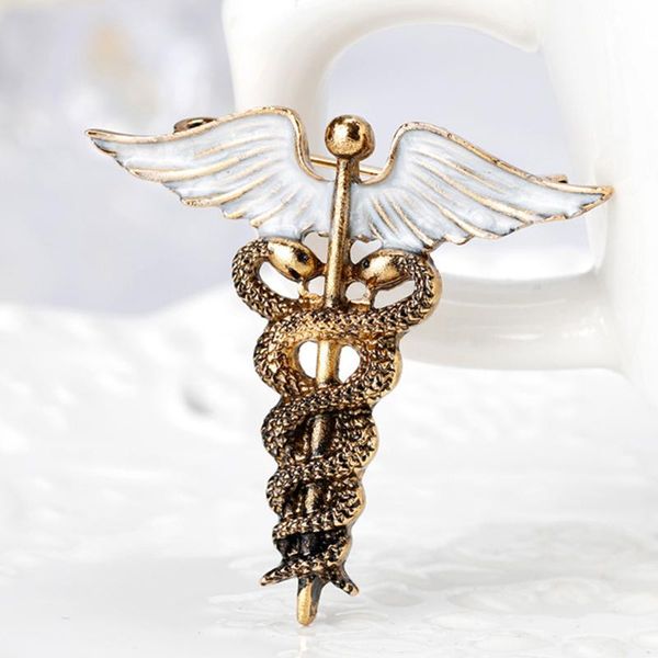 pins, brooches enamel brooch pins wing with snakes shape for women girls suit shoulder scarf clips party clothes accessories, Gray
pins, brooches enamel brooch pins wing with snakes shape for women girls suit shoulder scarf clips party clothes accessories, Gray