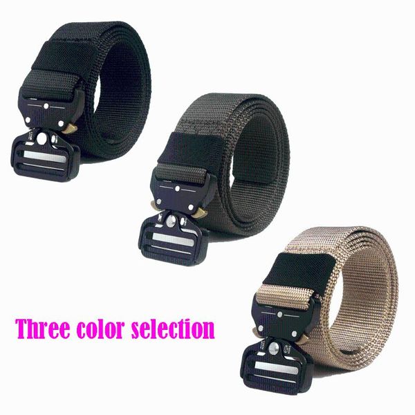 tactical belt men's military adjustable with metal buckle heavy training hunting accessories waist support, Black;gray
tactical belt men's military adjustable with metal buckle heavy training hunting accessories waist support, Black;gray