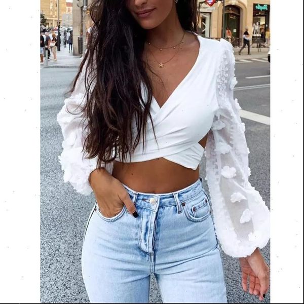 backless bandage bow mesh womens blouses flower long sleeve v neck cropped shirt female white elegant office lady blusa
backless bandage bow mesh womens blouses flower long sleeve v neck cropped shirt female white elegant office lady blusa