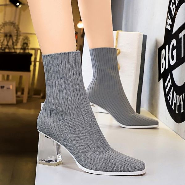 dress shoes eoeodoit salto alto quadrado botas mulheres meias pés quadrados sapatos de malha tecido bombas panturrilha meados outono inverno, Black
dress shoes eoeodoit salto alto quadrado botas mulheres meias pés quadrados sapatos de malha tecido bombas panturrilha meados outono inverno, Black