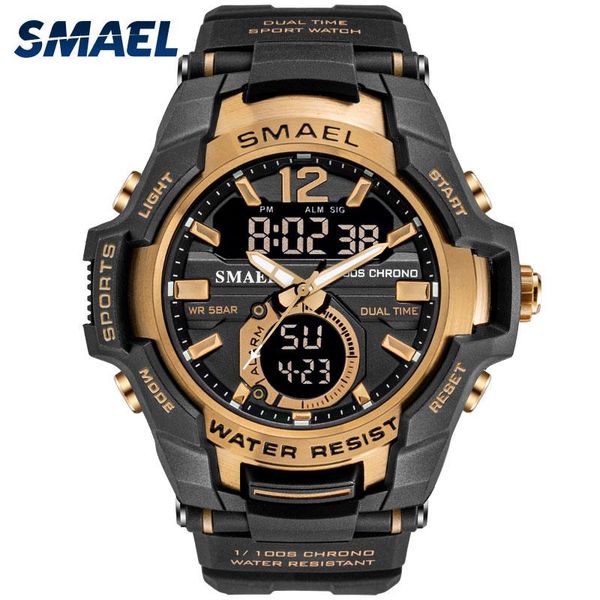 wristwatches military watch men army smael sport quartz male relogio big clock waterproof 1805 watches digital led, Slivery;brown
wristwatches military watch men army smael sport quartz male relogio big clock waterproof 1805 watches digital led, Slivery;brown