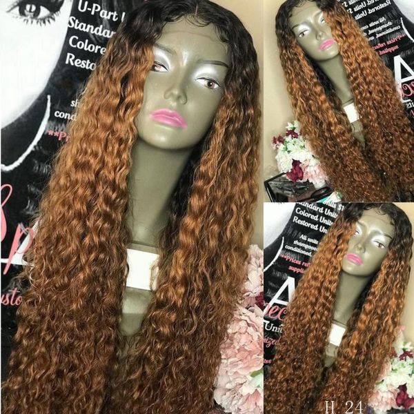 13*4 deep curly brazilian remy hair lace wig ombre color front human wigs with baby part 130% bleached knots1, Black;brown
13*4 deep curly brazilian remy hair lace wig ombre color front human wigs with baby part 130% bleached knots1, Black;brown
