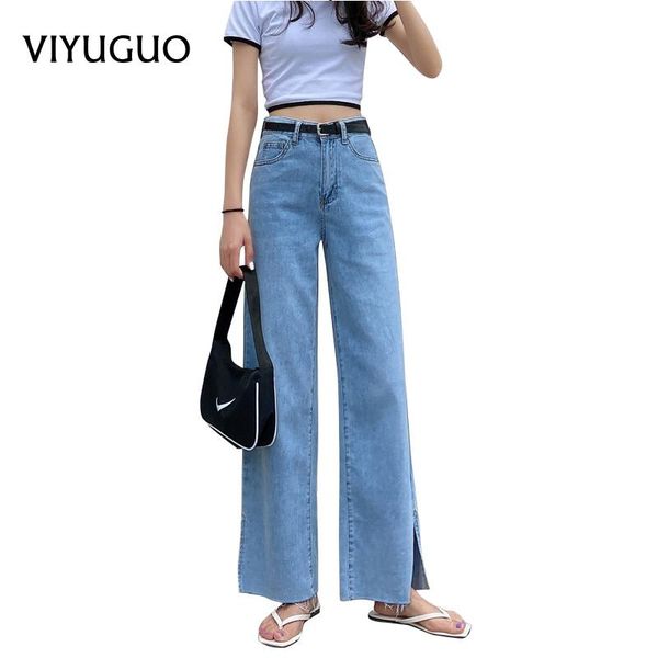 women's jeans fashion split denim wide leg pants 2021 summer high waisted loose drape was thin quality womens blue
women's jeans fashion split denim wide leg pants 2021 summer high waisted loose drape was thin quality womens blue