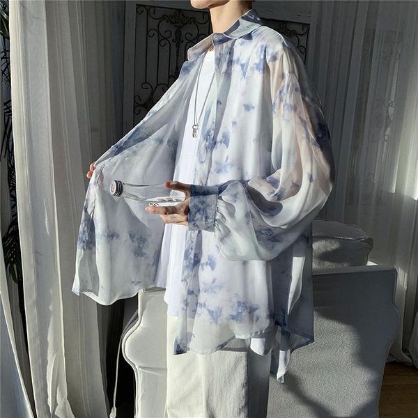 men's casual shirts men long sleeve tie dye fashion harajuku street trendy loose plus size 2xl chic mens teens stylish oversize retro, White;black
men's casual shirts men long sleeve tie dye fashion harajuku street trendy loose plus size 2xl chic mens teens stylish oversize retro, White;black