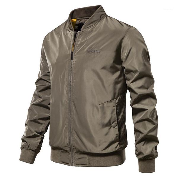 men's jackets 2021 slim fit embroidered jacket men casual solid color zipper brand baseball mens autumn basic for, Black;brown
men's jackets 2021 slim fit embroidered jacket men casual solid color zipper brand baseball mens autumn basic for, Black;brown