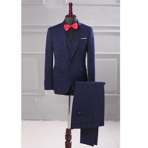 mens fashion shawl lapel 4 pieces set navy blue wedding groom suits quality jacquard banquet tuxedo formal suit men men's & blazers, White;black
mens fashion shawl lapel 4 pieces set navy blue wedding groom suits quality jacquard banquet tuxedo formal suit men men's & blazers, White;black