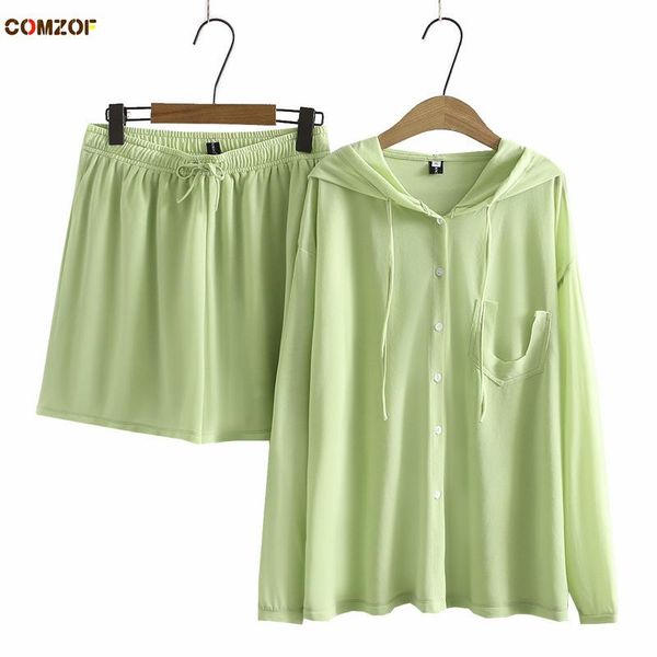 women's tracksuits plus size korean loose shorts sets women summer 2021 two piece set sunscreen long sleeve clothing vetement femme 3x, Gray
women's tracksuits plus size korean loose shorts sets women summer 2021 two piece set sunscreen long sleeve clothing vetement femme 3x, Gray