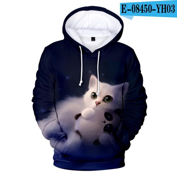 men's hoodies & sweatshirts children's cat cool sweatshirt men/women hooded kitty pussycat boys/girls streetwear cute clothes 3d, Black
men's hoodies & sweatshirts children's cat cool sweatshirt men/women hooded kitty pussycat boys/girls streetwear cute clothes 3d, Black