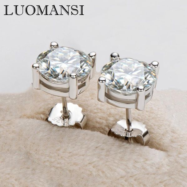 stud luomansi 100%-s925 sterling silver 2ct 8mm moissanite earrings with certificate super flash wedding party jewelry, Golden;silver
stud luomansi 100%-s925 sterling silver 2ct 8mm moissanite earrings with certificate super flash wedding party jewelry, Golden;silver