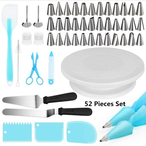 baking & pastry tools cake decorating bag nozzles pieces kit turntable scrapers stand pen spatula stainless tip set
baking & pastry tools cake decorating bag nozzles pieces kit turntable scrapers stand pen spatula stainless tip set