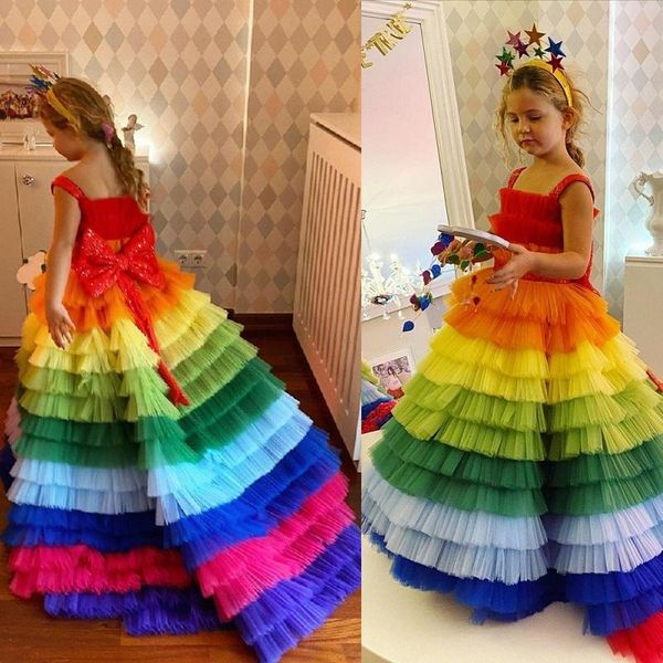 luxurious colorful flower girl dresses spaghetti tiers tulle little wedding gowns first communion pageant wear girl's, Red;yellow
luxurious colorful flower girl dresses spaghetti tiers tulle little wedding gowns first communion pageant wear girl's, Red;yellow