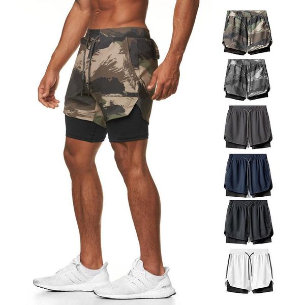 double layer jogger shorts men 2 in 1 running gym fitness training pants quick dry beach workout sweatpants, Black;blue
double layer jogger shorts men 2 in 1 running gym fitness training pants quick dry beach workout sweatpants, Black;blue