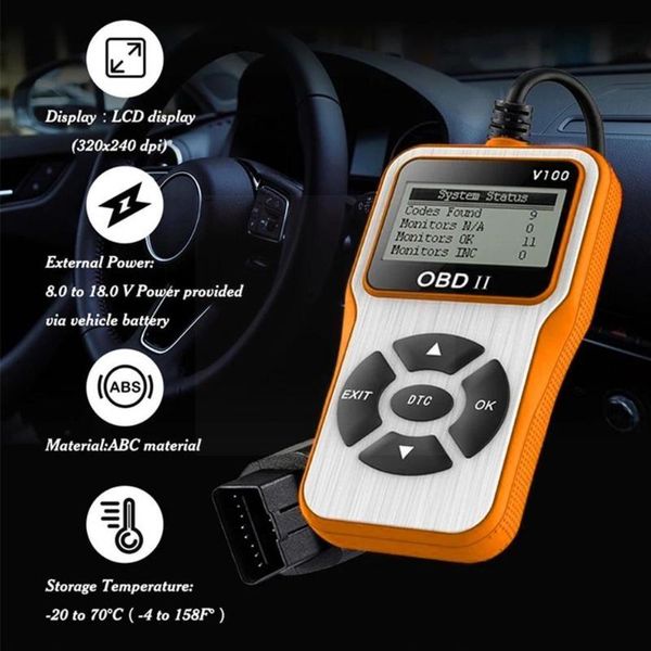 code readers & scan tools v100 obd2 car fault scanner diagnostic tool reader obd languages six automotive analyzer vehicle built-in c2u3
code readers & scan tools v100 obd2 car fault scanner diagnostic tool reader obd languages six automotive analyzer vehicle built-in c2u3