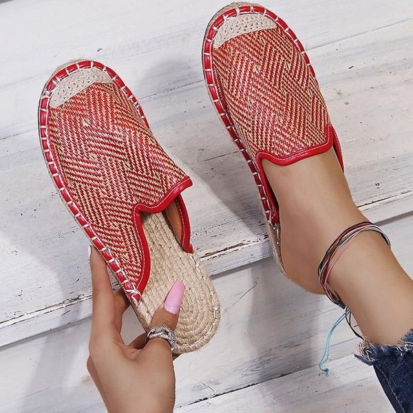slippers summer style 2021 rope straw fisherman shoes women wild casual round head flat, Black
slippers summer style 2021 rope straw fisherman shoes women wild casual round head flat, Black
