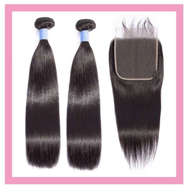 brazilian human virgin hair straight 2 bundles with 6*6 lace closure middle three part 16-28inch double wefts, Black;brown
brazilian human virgin hair straight 2 bundles with 6*6 lace closure middle three part 16-28inch double wefts, Black;brown