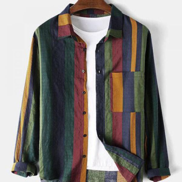 pocket shirt men summer long sleeve 2021 striped shirts multicolor blouse casual beach clothing 3xl men's, White;black
pocket shirt men summer long sleeve 2021 striped shirts multicolor blouse casual beach clothing 3xl men's, White;black