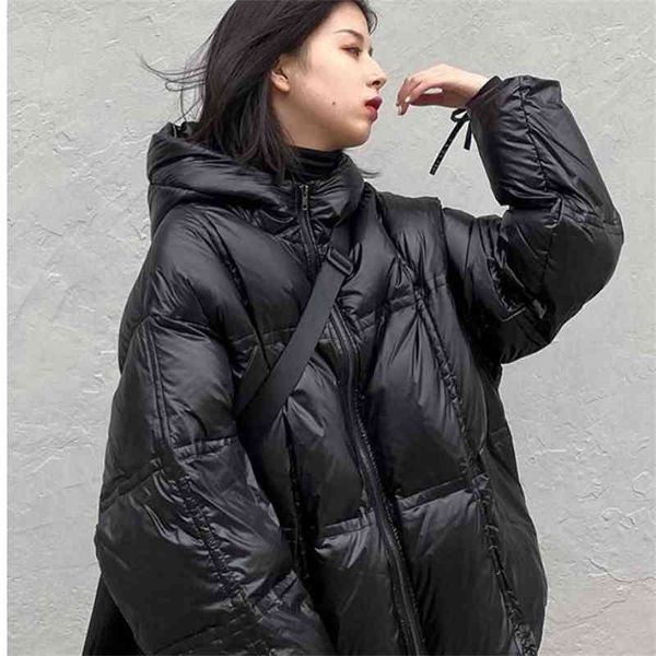chicven2020 winter new 90 white duck down black hooded jacket women's work clothes wind bread jacket
chicven2020 winter new 90 white duck down black hooded jacket women's work clothes wind bread jacket