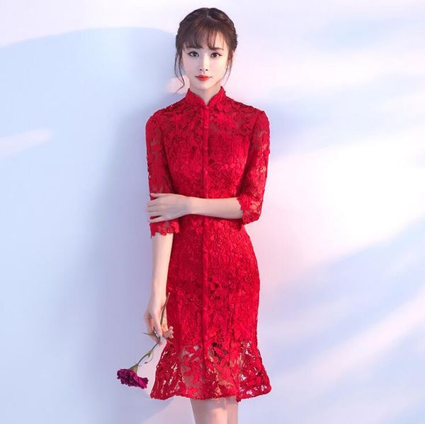 red women chinese traditional dress bridal wedding style dresses female lace ethnic clothing
red women chinese traditional dress bridal wedding style dresses female lace ethnic clothing