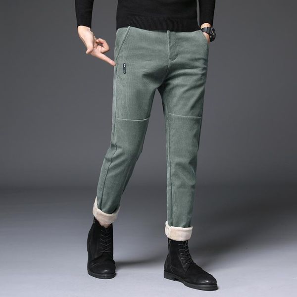 men's pants 2021 winter corduroy trousers men thick and warm chino slim fit long casual, Black
men's pants 2021 winter corduroy trousers men thick and warm chino slim fit long casual, Black