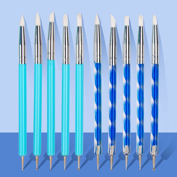 head silicone double 5 sets of indentation pen soft pottery nail enhancement drill tool
head silicone double 5 sets of indentation pen soft pottery nail enhancement drill tool