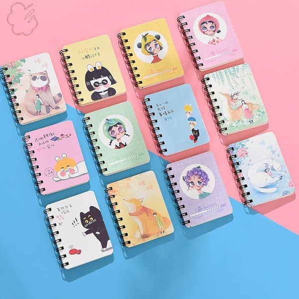 notepads kawaii diary cartoon coil notebook a7 portable pocket notepad journal office school supplise stationery, Purple;pink
notepads kawaii diary cartoon coil notebook a7 portable pocket notepad journal office school supplise stationery, Purple;pink