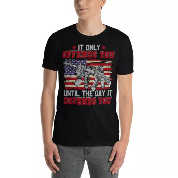 vintage it only offends you defends you american flag veteran 4th july t-shirt, White;black
vintage it only offends you defends you american flag veteran 4th july t-shirt, White;black