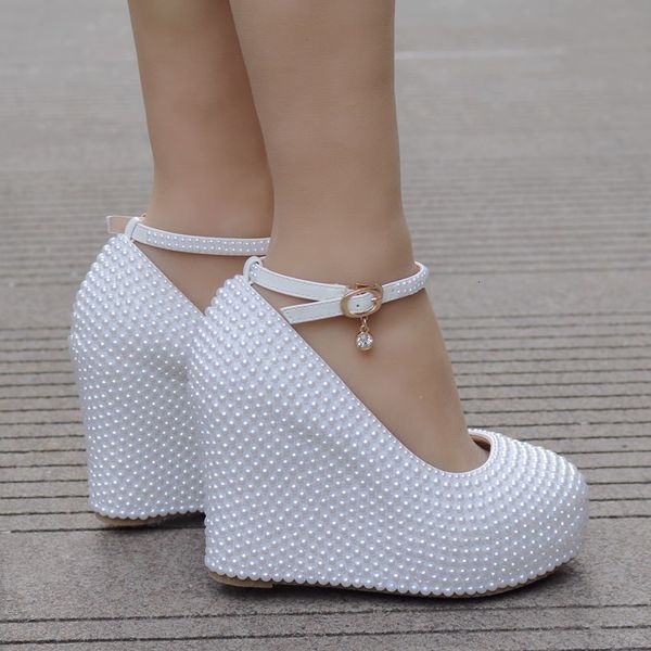 sandals 2021 spring white wedge high heel pearl wedding shoes banquet dress ladies single bride bridesmaid plus size t0bu, Black
sandals 2021 spring white wedge high heel pearl wedding shoes banquet dress ladies single bride bridesmaid plus size t0bu, Black