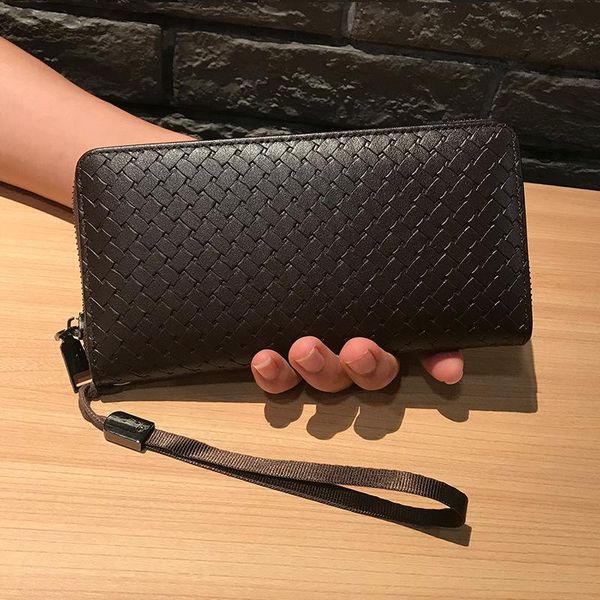 wallets men's purse long zipper woven pattern wallet 2021 fashion youth clutch large capacity business walle, Red;black
wallets men's purse long zipper woven pattern wallet 2021 fashion youth clutch large capacity business walle, Red;black