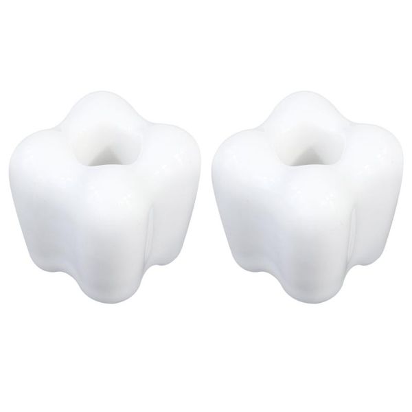 2pcs creative tooth shaped toothbrush holder ceramics storage rack novelty toothpaste stand for bathroom (white) bath accessory set
2pcs creative tooth shaped toothbrush holder ceramics storage rack novelty toothpaste stand for bathroom (white) bath accessory set