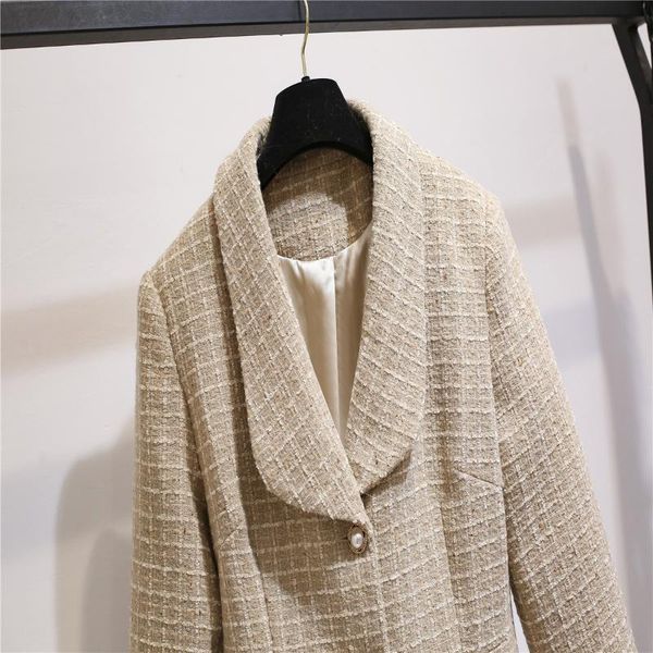 women's wool & blends brand fashion women high luxury winter vintage elegant slim mid-length woolen jacket coat bxrt, Black
women's wool & blends brand fashion women high luxury winter vintage elegant slim mid-length woolen jacket coat bxrt, Black