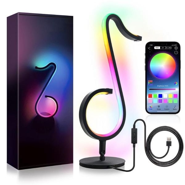 other clocks & accessories led musical note lamp dimmable desk decoration rgb smart 210 mode app + remote control usb colorful cool lights s
other clocks & accessories led musical note lamp dimmable desk decoration rgb smart 210 mode app + remote control usb colorful cool lights s