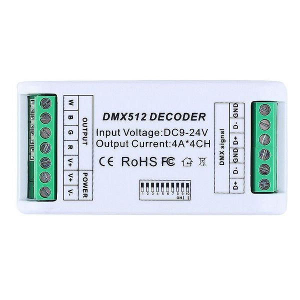 smart home control 4ch dmx512 led decoder 4 channels mini controller dimmer 9v-24v console for strip
smart home control 4ch dmx512 led decoder 4 channels mini controller dimmer 9v-24v console for strip