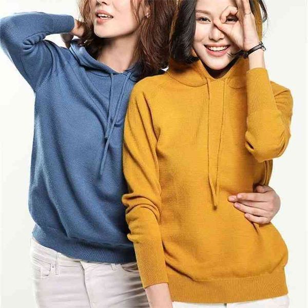 autumn and winter models korean fashion women loose large size hooded wool sweater full pullovers regular 210416, White;black
autumn and winter models korean fashion women loose large size hooded wool sweater full pullovers regular 210416, White;black
