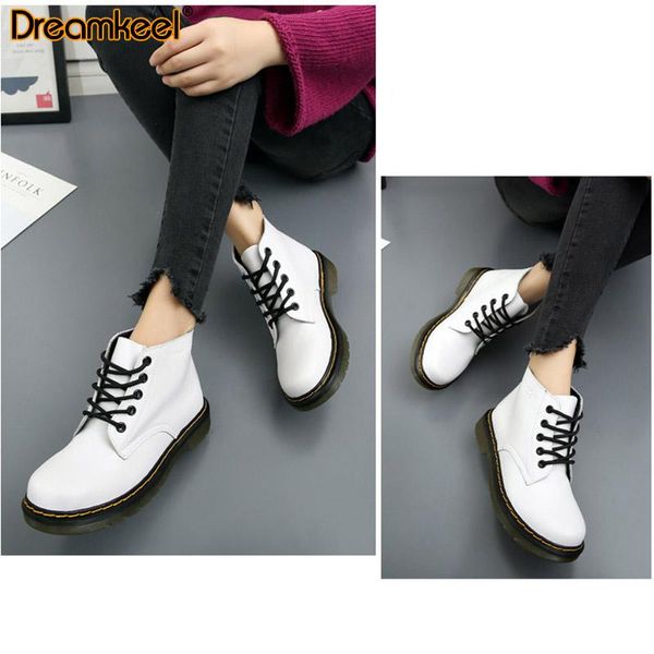 boots woman punk motorcycle 2021 soft split leather women white ankle female autumn winter shoes y, Black
boots woman punk motorcycle 2021 soft split leather women white ankle female autumn winter shoes y, Black