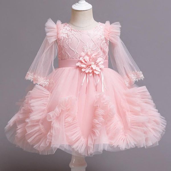 girl's dresses elegant pink tulle flower girls kid girl communion vestidos primera knee length jq824, Red;yellow
girl's dresses elegant pink tulle flower girls kid girl communion vestidos primera knee length jq824, Red;yellow