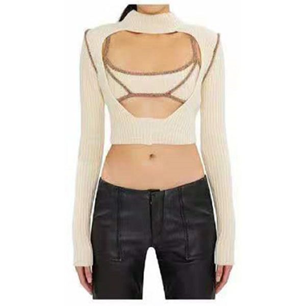 woman polos fashion temperament generous hollow out knitted sweater jacket, White
woman polos fashion temperament generous hollow out knitted sweater jacket, White